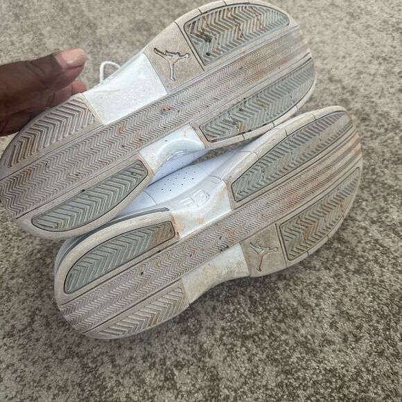 JORDAN TE 2 LOW 'WHITE PURE PLATINUM Sneakers 14 - Picture 7 of 9